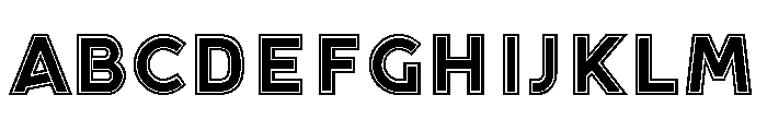 Boca Regular Font UPPERCASE