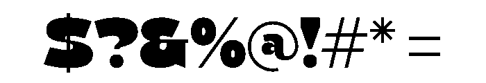 Bocktail Font OTHER CHARS