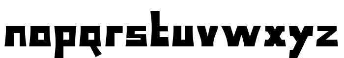 Bodax Font LOWERCASE