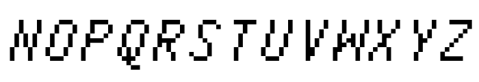 Bodge Italic Font UPPERCASE