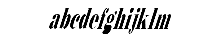 Bodidly-Conde 2 Font LOWERCASE