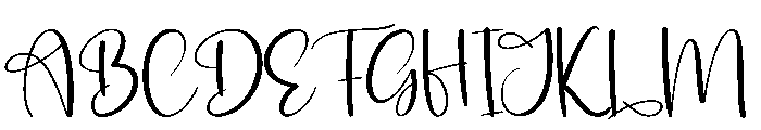 Body Baby Font UPPERCASE
