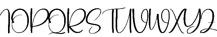 Body Baby Font UPPERCASE