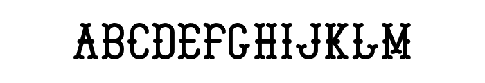 Boeticher Regular Regular Font UPPERCASE