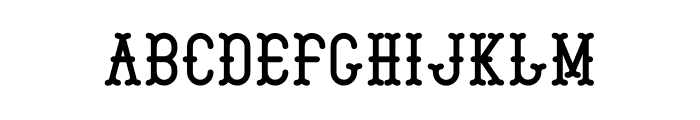 Boeticher-Regular Font UPPERCASE