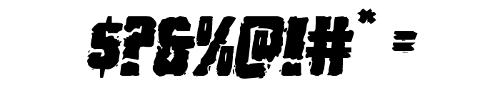 Bog Beast Italic Font OTHER CHARS