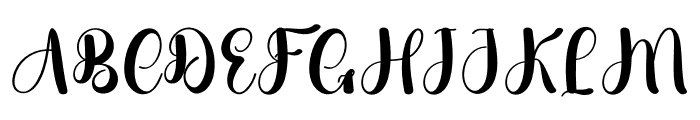 Boho Black Font UPPERCASE