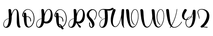 Boho Black Font UPPERCASE