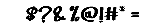 Boho Display Font OTHER CHARS