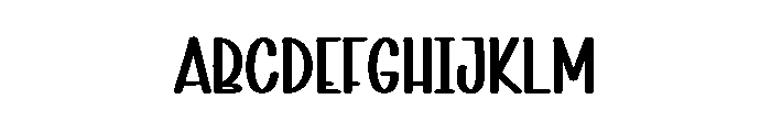 Boho School Font UPPERCASE