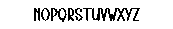 Boho School Font LOWERCASE