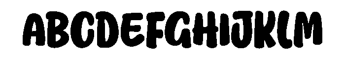 Boiled Shrimp Regular Font UPPERCASE