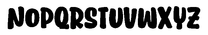 Boiled Shrimp Regular Font UPPERCASE