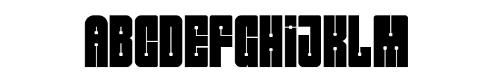 Bold Block Font UPPERCASE