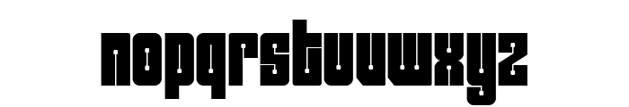 Bold Block Font LOWERCASE