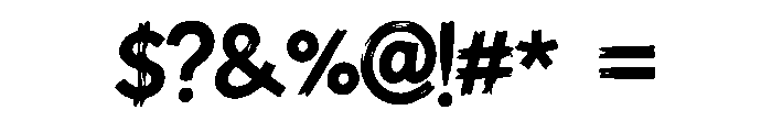 Bold Metal - Personal Use Font OTHER CHARS