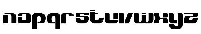 Bold Move Font LOWERCASE