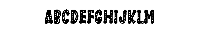 Bold Writing Font UPPERCASE