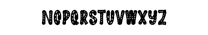Bold Writing Font UPPERCASE