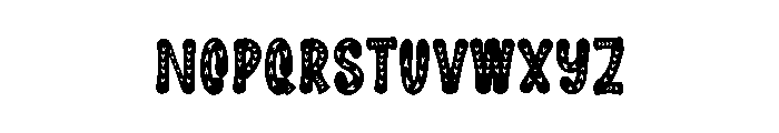 Bold Writing Font LOWERCASE