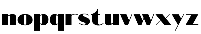 Bold-ish Demo Font Font LOWERCASE