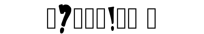 Boldbomb Regular Font OTHER CHARS