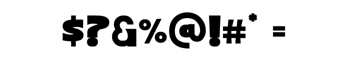 Boldeux Font OTHER CHARS