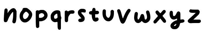 Boldie Regular Font LOWERCASE