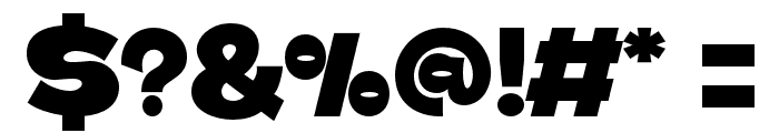 BoldieSlab-SemiCondensed Font OTHER CHARS