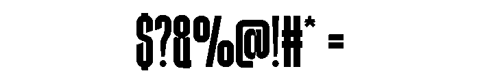 Boldline Font OTHER CHARS