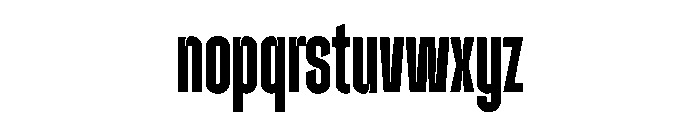 Boldline Font LOWERCASE