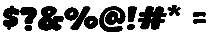 Boldone Font OTHER CHARS