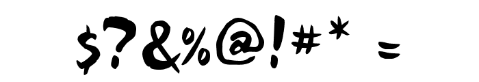 Bolid Font OTHER CHARS