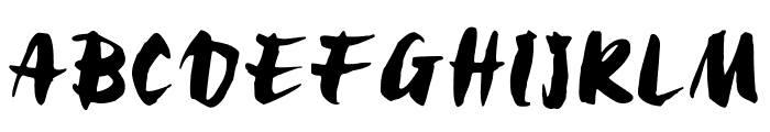 Bolid Font UPPERCASE