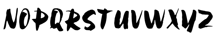Bolid Font UPPERCASE