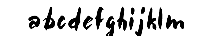Bolid Font LOWERCASE