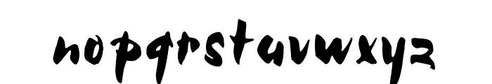 Bolid Font LOWERCASE