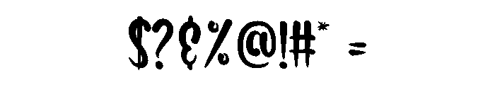 Bollando Font OTHER CHARS
