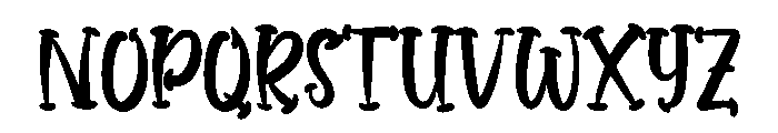 Bollando Font UPPERCASE
