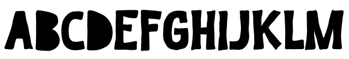 Bolue Font UPPERCASE