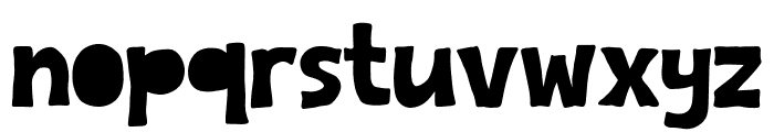 Bolue Font LOWERCASE