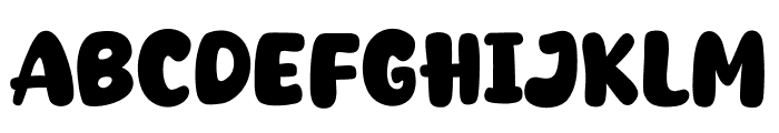 Bolyfat Font UPPERCASE