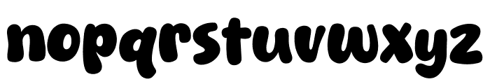 Bolyfat Font LOWERCASE