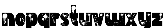 Bomber Spray Font LOWERCASE