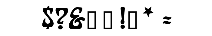 Bonapart-Modern Font OTHER CHARS