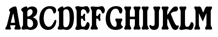 Bonbance Bold Condensed Font UPPERCASE