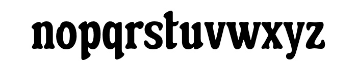 Bonbance Bold Condensed Font LOWERCASE