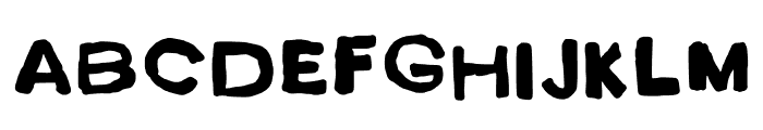 Bondage Regular Font UPPERCASE