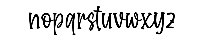 BondyQuirky-Regular Font LOWERCASE