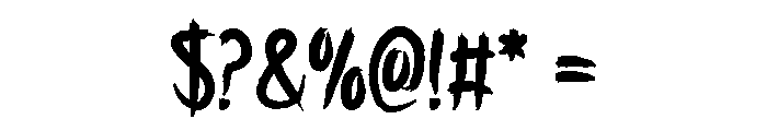 Bone Dust Font OTHER CHARS